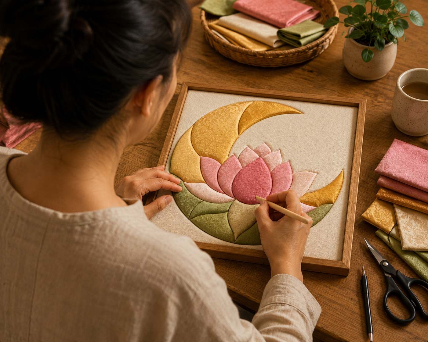 Lotus kinusaga art frame kit